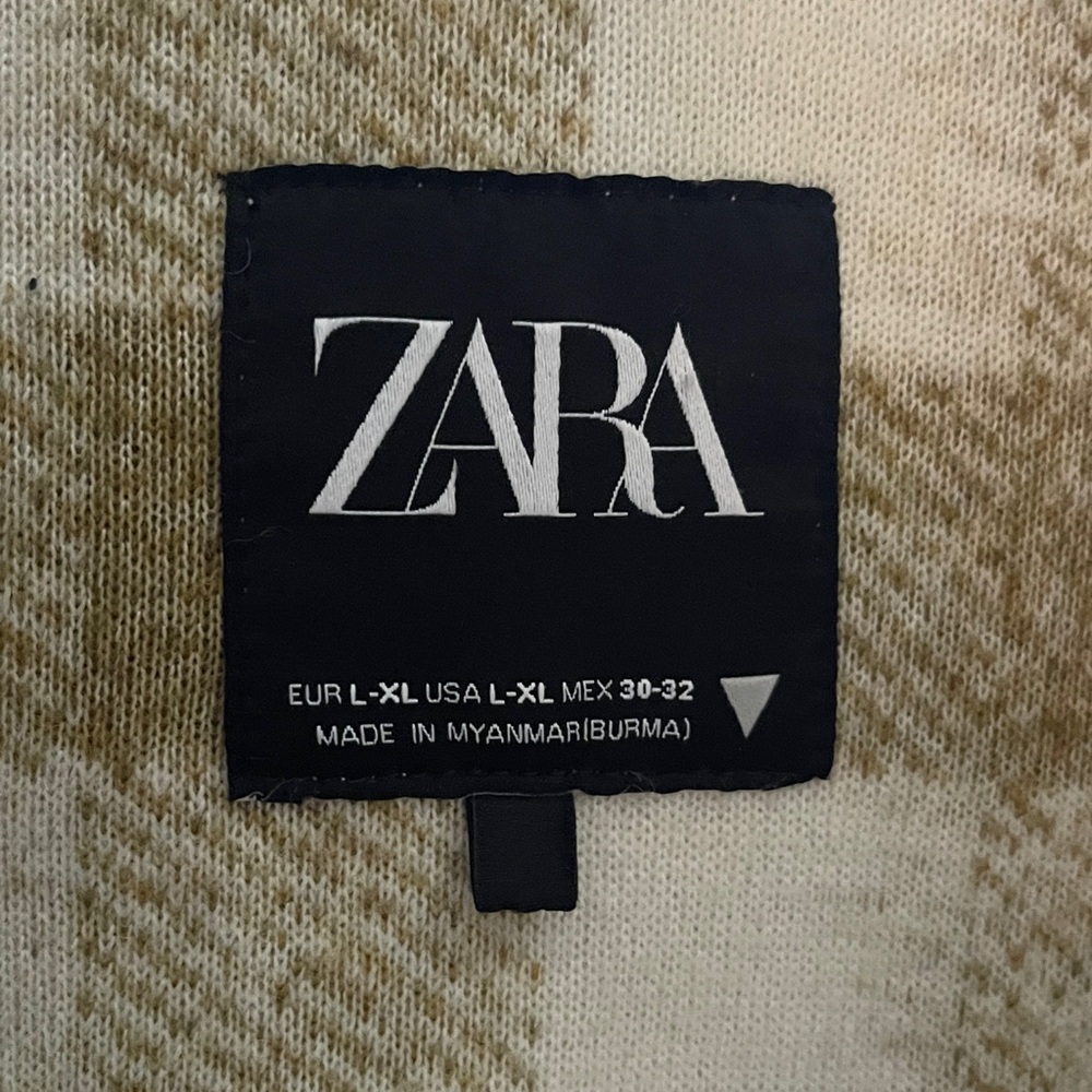 Zara Oversized Plaid Wool Jacket Shacket - Picture 7 of 15